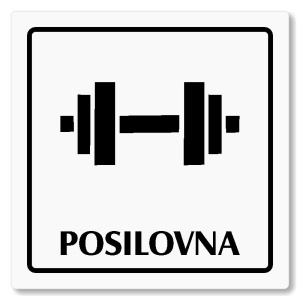 Posilovna, 100x100mm, bílá, Arizona